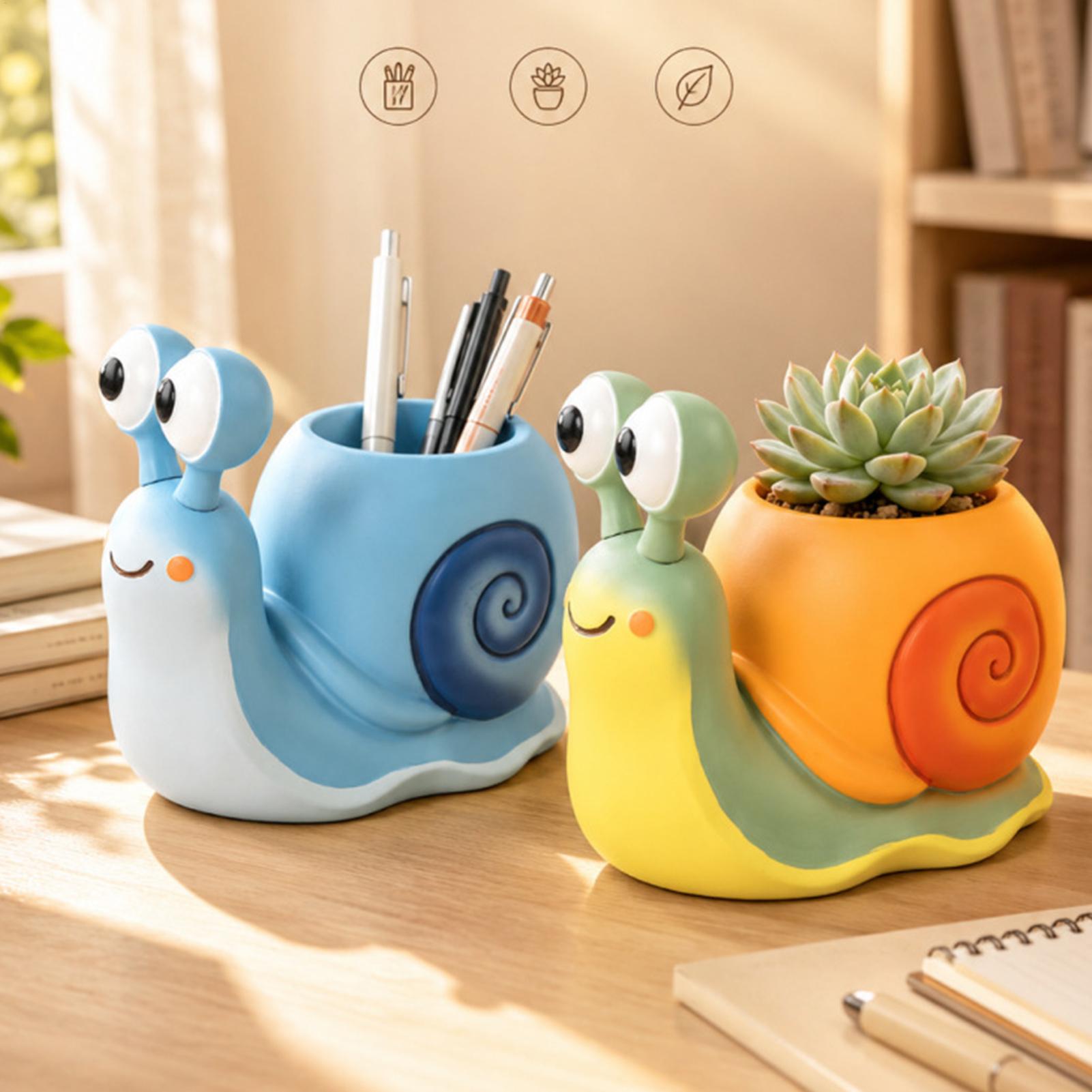 Snail Shape Flower Pot Snail f - Succulent Set 评论和价格