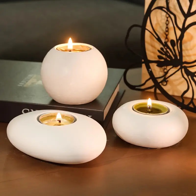 Tealight Candle Holder Resin S - Terracotta Pot 评论和价格