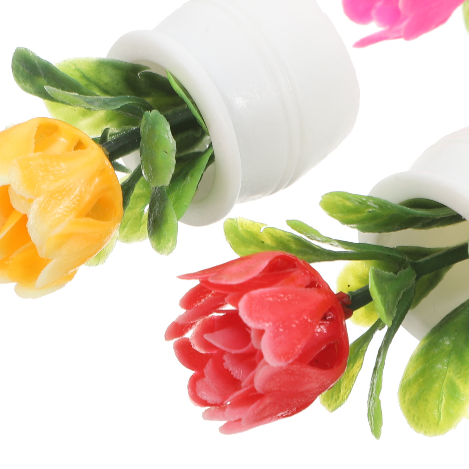 5Pcs Artificial Succulent Bons - Plant Pot 评论和价格