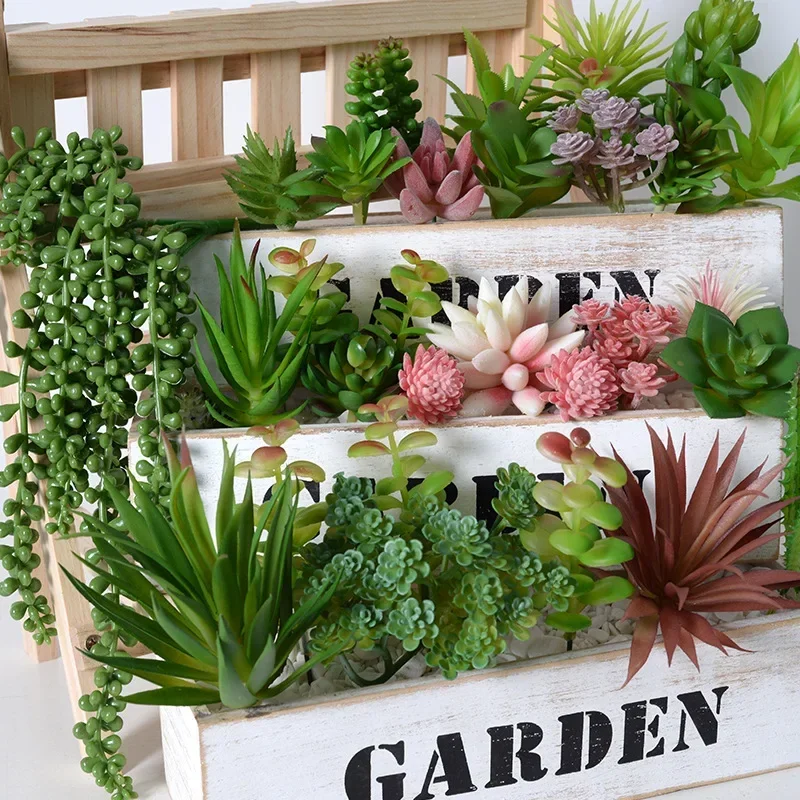 10/20Pcs PVC Succulents Plants - Snake Plant 评论和价格
